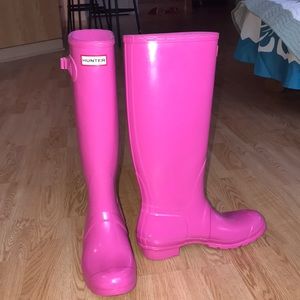 Hunter rain boots!